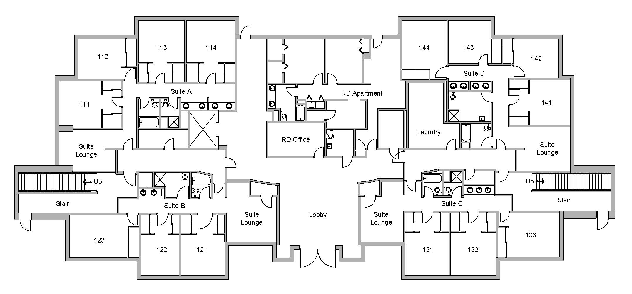 Gilbert Hall First Floor